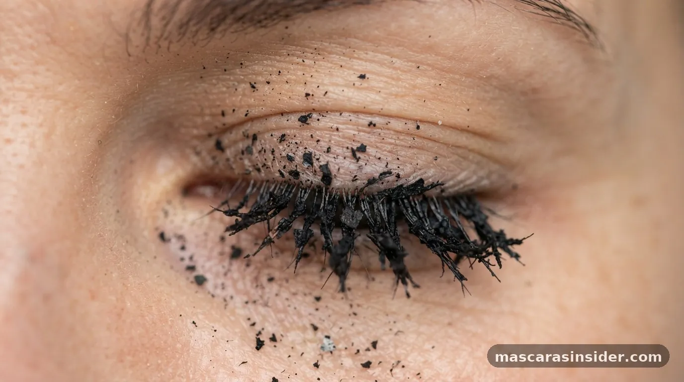 what happens when you sleep with mascara on