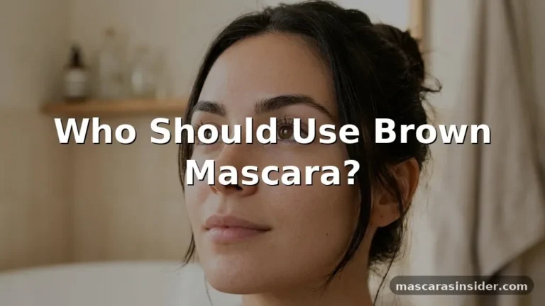who should use brown mascara