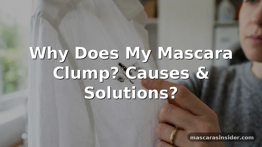 why does my mascara clump